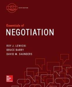 Essentials Of Negotiation 6Th