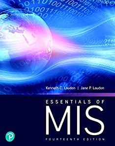 Essentials of MIS 14th by Kenneth C Laudon