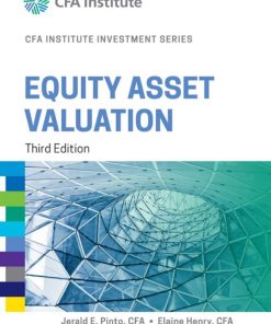 Equity Asset Valuation 3rd 3E Jerald Pinto