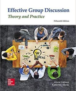 Effective Group Discussion Theory And Practice 4Th