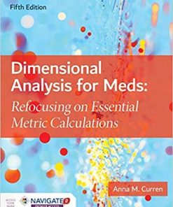 Dimensional Analysis for Meds Refocusing on Essential Metric Calculations 5th