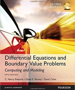 Differential Equations and Boundary Value Problems Computing and Modeling Global 5th