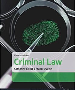 Criminal Law 11th by Catherine Elliott
