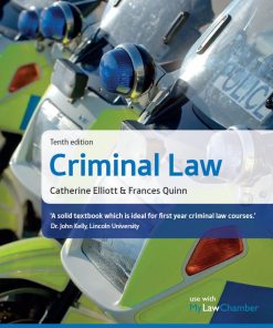 Criminal Law 10th 10E Catherine Elliott