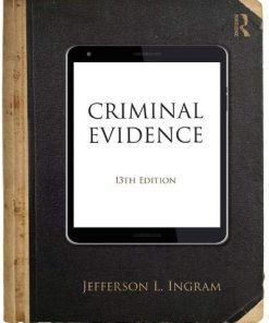 Criminal Evidence 13th