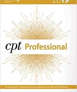 CPT Professional 2019 by American Medical