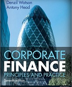 Corporate Finance Principles and Practice 7th