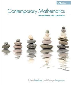 Contemporary Mathematics for Business 038 Consumers 9th