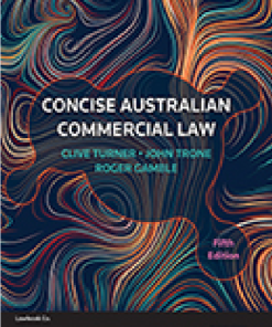 Concise Australian Commercial Law 5th