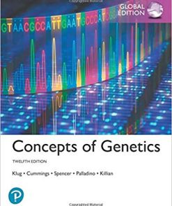 Concepts of Genetics Global 12th