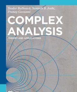 Complex Analysis Theory And Applications
