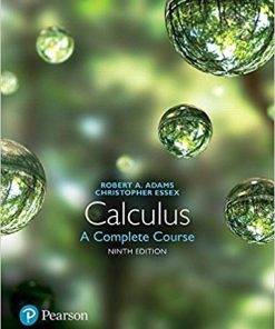 Calculus A Complete Course 9th by Robert A Adams