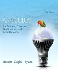 Calculus for Business Economics Life Sciences Social Sciences 13th