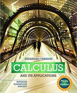 Calculus and Its Applications Expanded Version Media Update