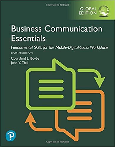 Business Communication Essentials Fundamental Skills for the MobileDigitalSocial Workplace Global 8th