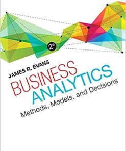 Business Analytics 2nd by James R Evans