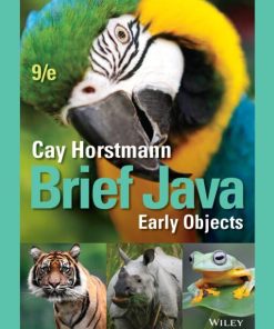 Brief Java Early Objects 9th 9E Cay Horstmann