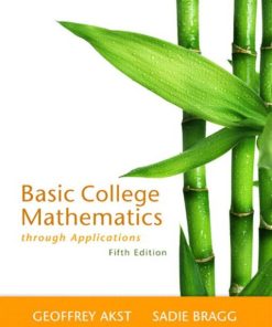 Basic College Mathematics Through Applications 5th 5E