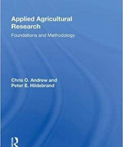 Applied Agricultural Research Foundations And Methodology