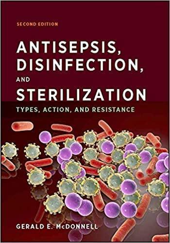 Antisepsis Disinfection And Sterilization Types Action And Resistance 2Nd