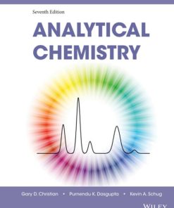 Analytical Chemistry 7th 7E Gary Christian
