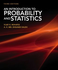 An Introduction to Probability and Statistics 3rd 3E