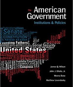American Government Institutions and Policies 15th