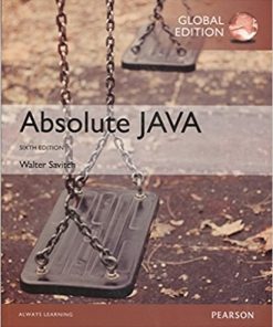 Absolute Java 6th Global by Walter Savitch