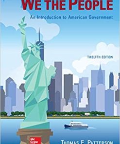 We The People An Introduction to American Government 12th
