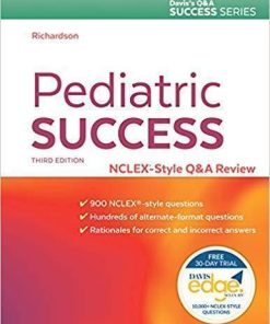 Pediatric Success Nclex Style Q A Review Q A Success 3Rd