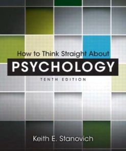 How To Think Straight About Psychology 10Th