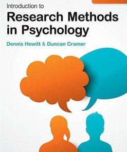 Introduction To Research Methods In Psychology 4Th