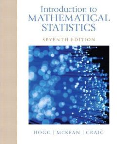 Introduction To Mathematical Statistics 7Th