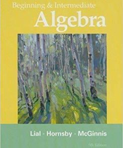 Beginning And Intermediate Algebra 5Th