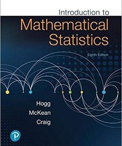 Introduction To Mathematical Statistics 8Th