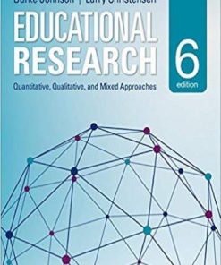 Educational Research Quantitative Qualitative And Mixed Approaches 6Th