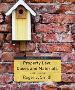 Property Law Cases And Materials 6Th