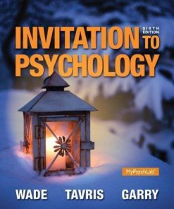 Invitation To Psychology 6Th