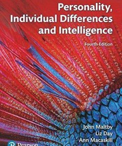 Personality Individual Differences And Intelligence 4Th