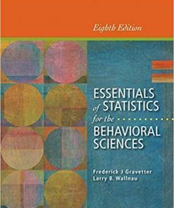 Essentials Of Statistics For The Behavioral Sciences 8Th