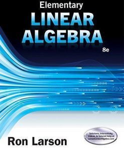 Elementary Linear Algebra 8Th