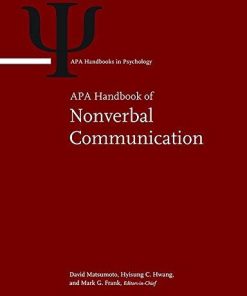 Apa Handbook Of Nonverbal Communication