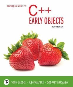 Starting Out With C Early Objects 10Th