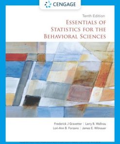 Essentials Of Statistics For The Behavioral Sciences 10Th