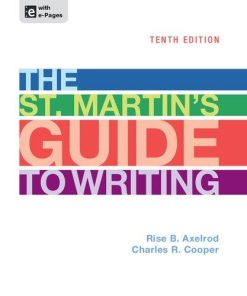 The St Martins Guide To Writing 10Th
