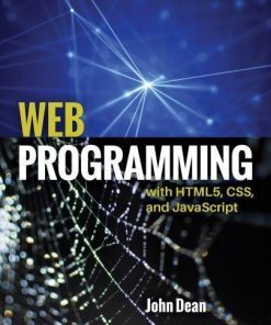 Web Programming With Html5 Css And Javascript