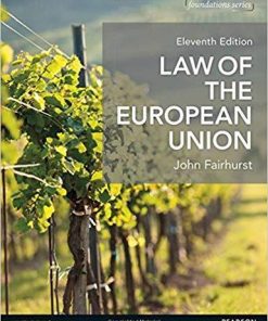 Law Of The European Union Foundations 11Th