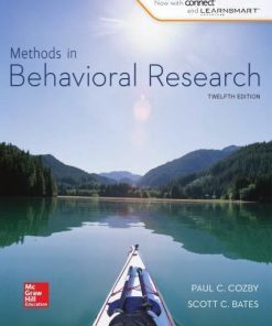 Methods In Behavioral Research 12Th