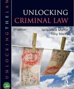 Unlocking Criminal Law Unlocking The Law 3Rd