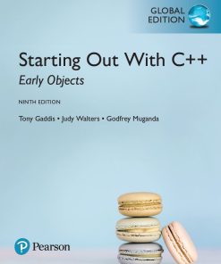 Starting Out with C Early Objects 9th 9E Tony Gaddis
